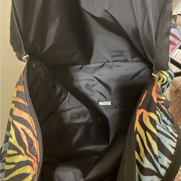 LeSportsac Vibrant Zebra Stripe Backpack NWOT